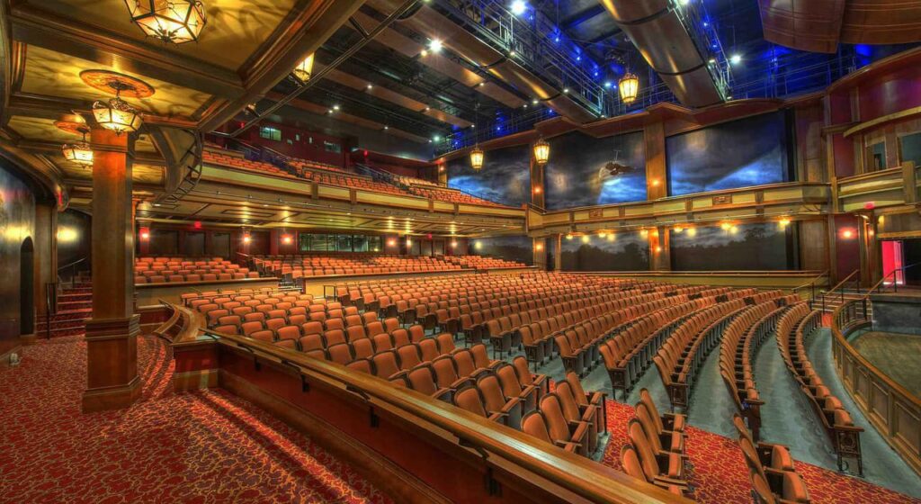 How the auditorium is set up How the auditorium is set up